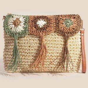 Fame Intricate Tassel‎ Braided Crossbody Bag